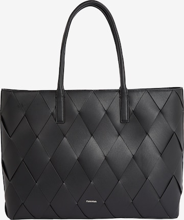 Calvin Klein Nakupovalna torba | črna barva: sprednja stran