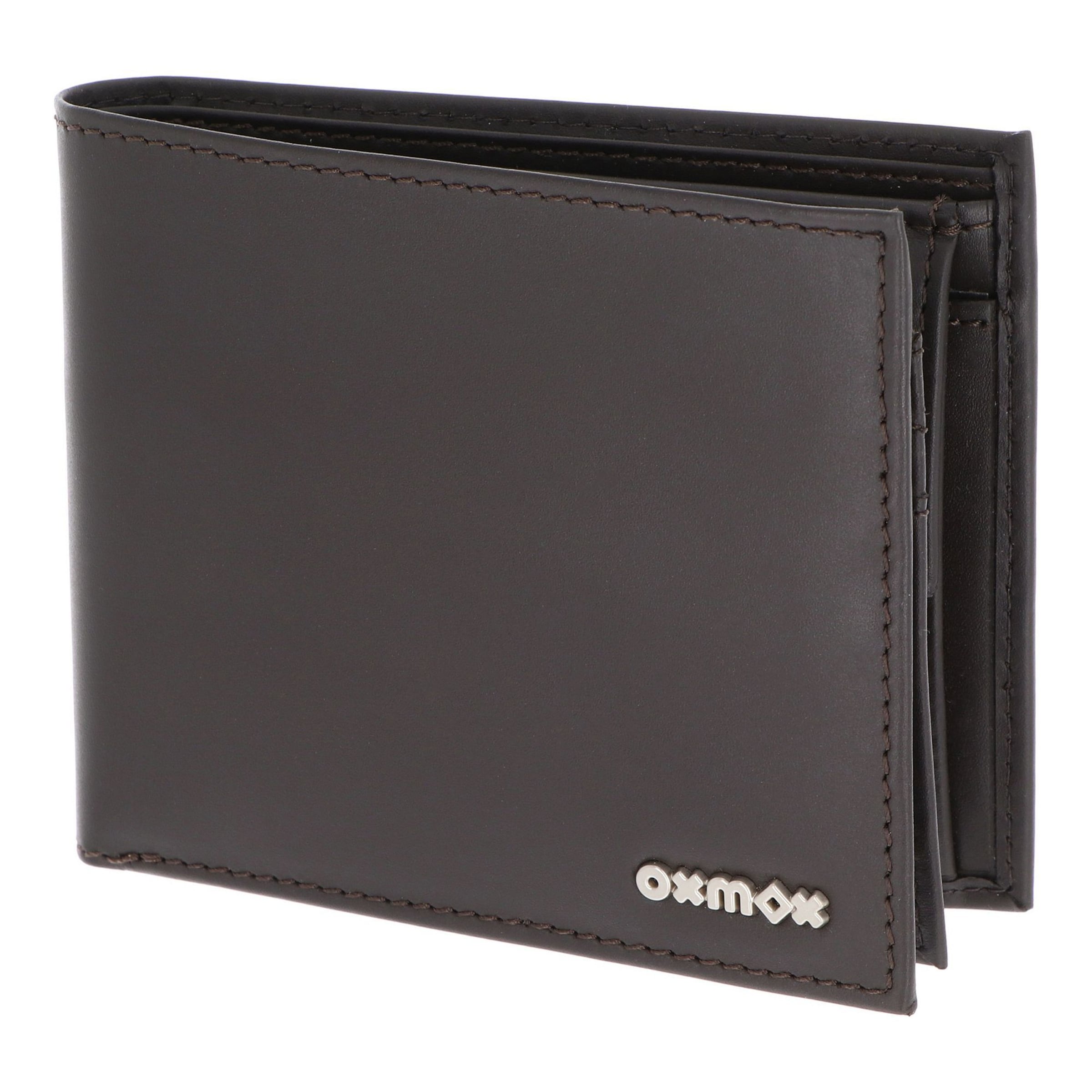 Porte-monnaies OXMOX en marron : devant