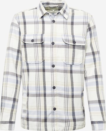 TOM TAILOR DENIM Regular fit Button Up Shirt in White: front