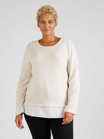 Pullover 'Sanja' di Z-One in beige: frontale