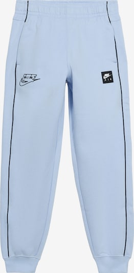 Nike Sportswear Housut 'AIR' koossa 122-128 värissä vaaleansininen / musta, Tuotenäkymä