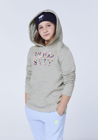 Polo Sylt Sweatshirt in Grau: Vorderseite