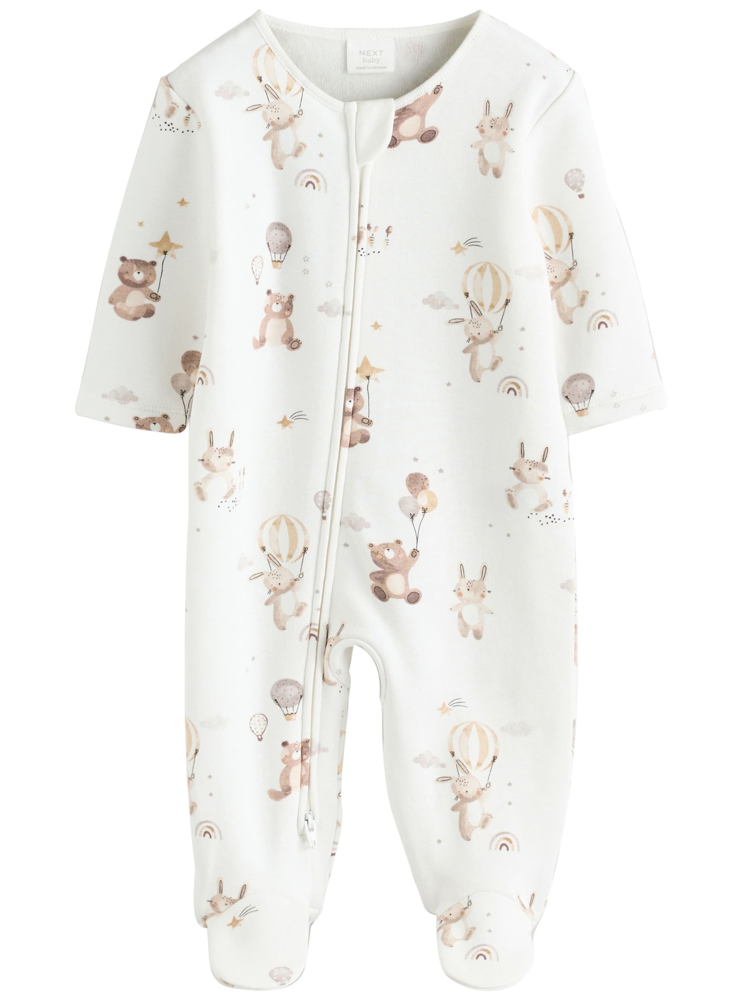 Next Schlafanzug in Beige: Vorderseite