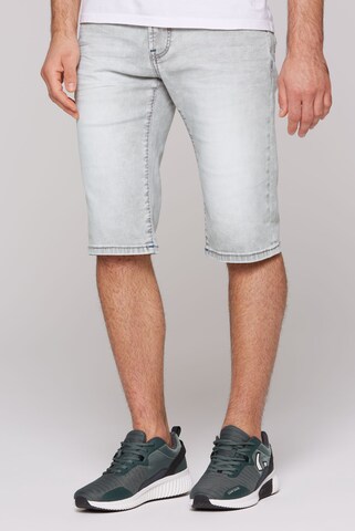 CAMP DAVID Slimfit Jeans Shorts RO:BI Slim Fit in Grau