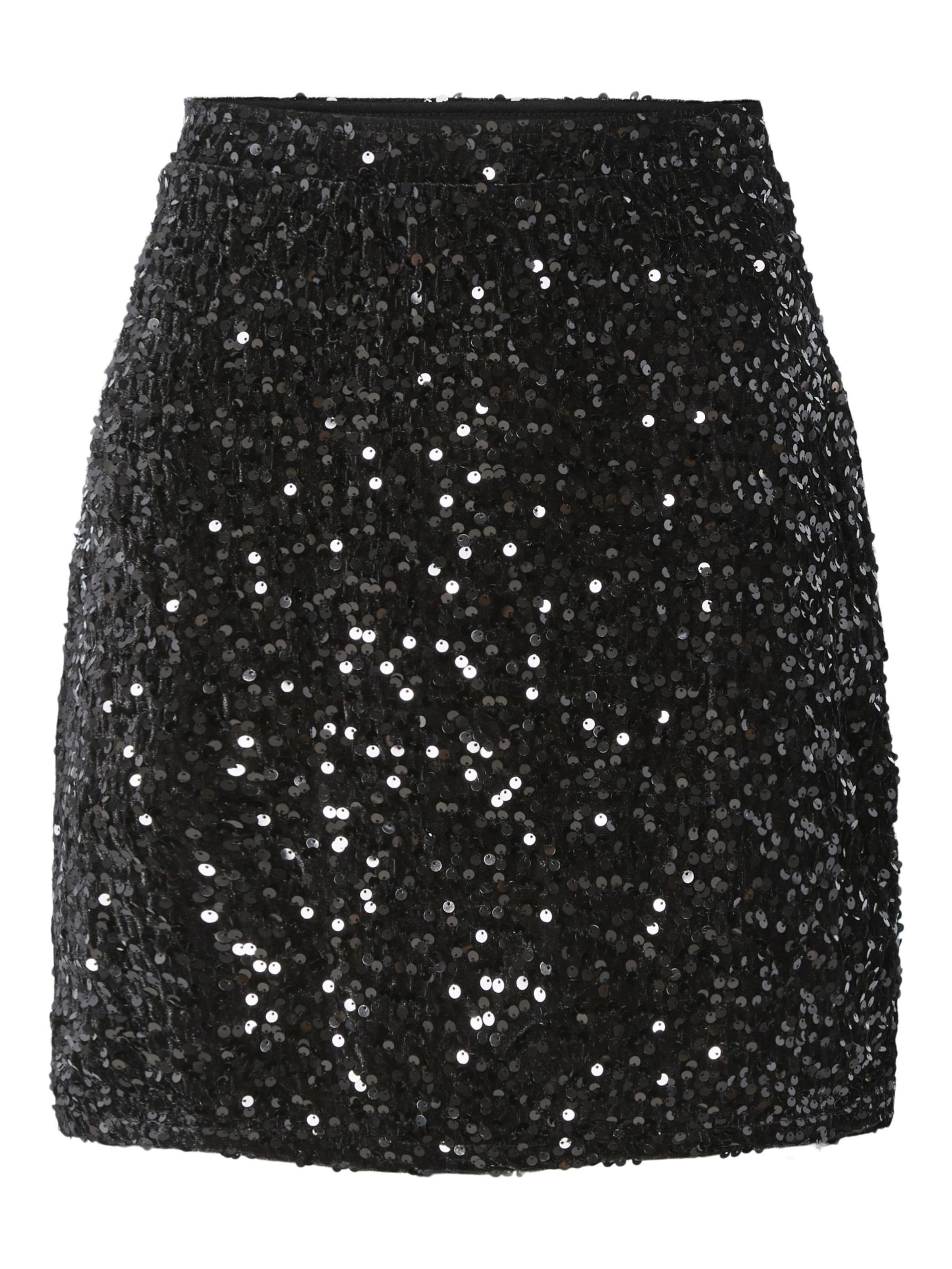 PIECES Skirt 'PCKam' in Black: front