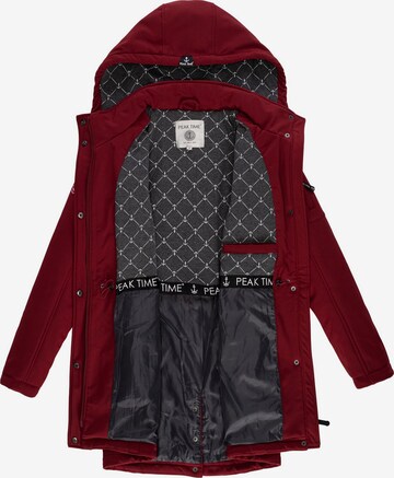 Peak Time Raincoat in Red