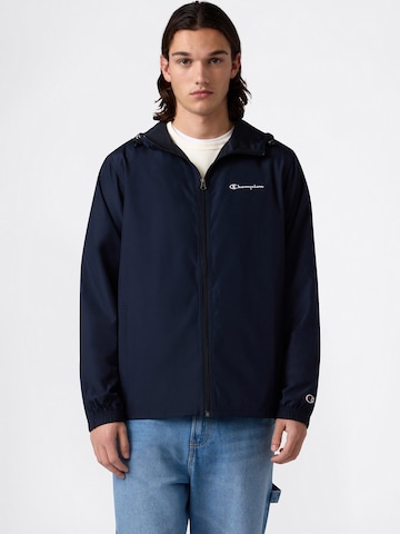 Champion Authentic Athletic Apparel Přechodná bunda – modrá: přední strana