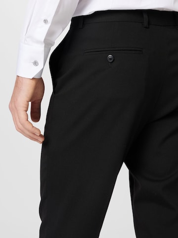 BURTON MENSWEAR LONDON Slimfit Chino hlače | črna barva