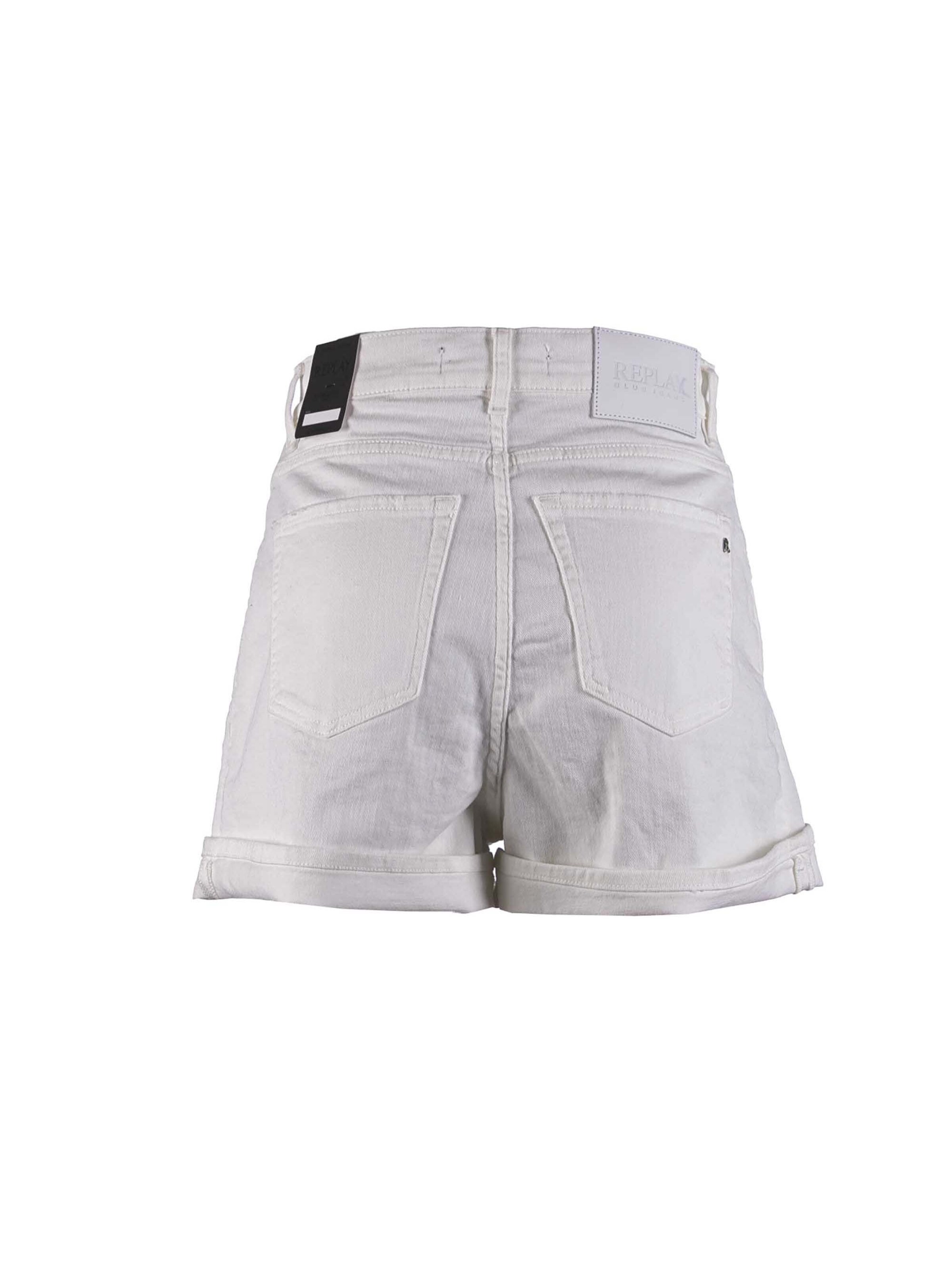 REPLAY Regular Shorts in Weiß: Vorderseite