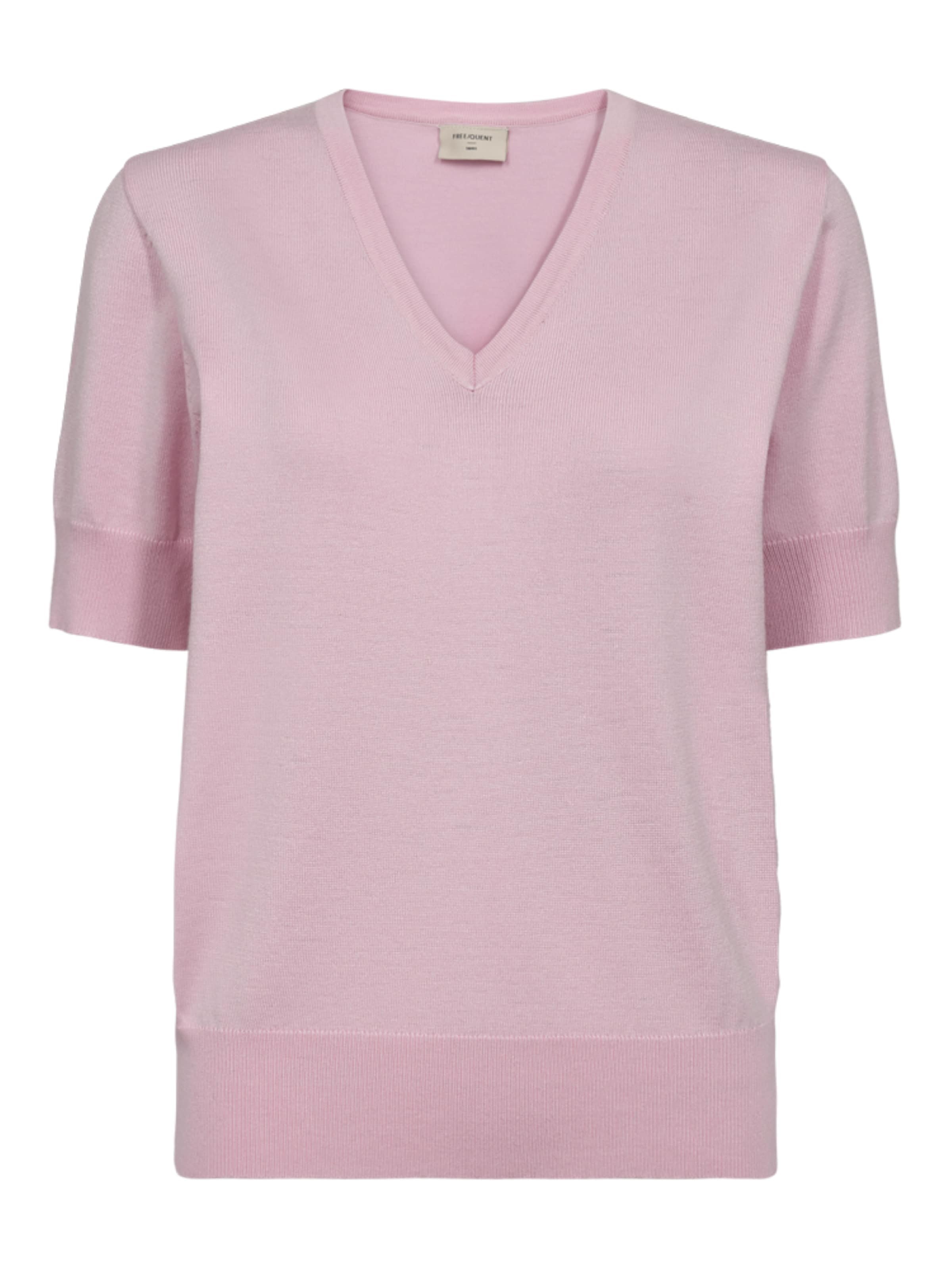 Freequent Gebreide top 'FQ Katie KM pink' in Roze: voorkant