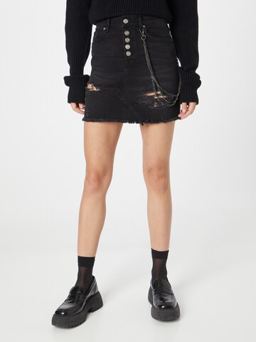 KENDALL + KYLIE Skirt in Black: front