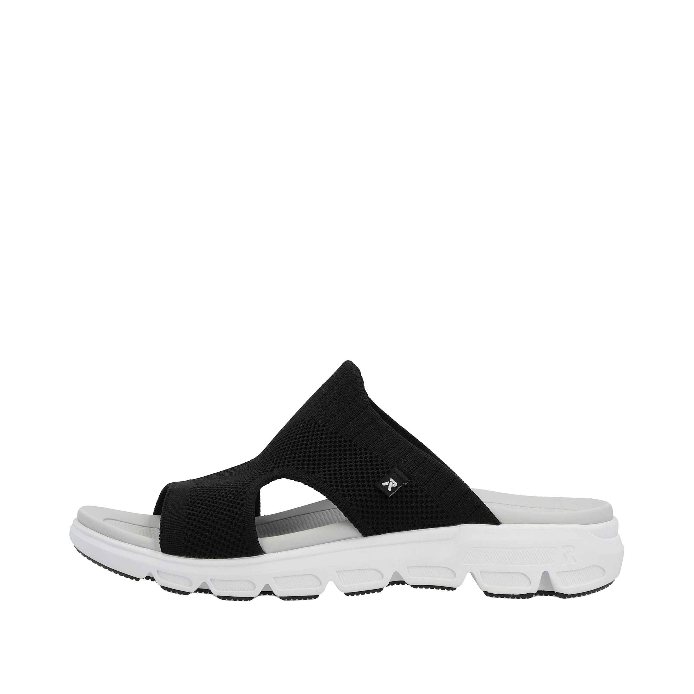 Rieker Sport Pantolette in Schwarz