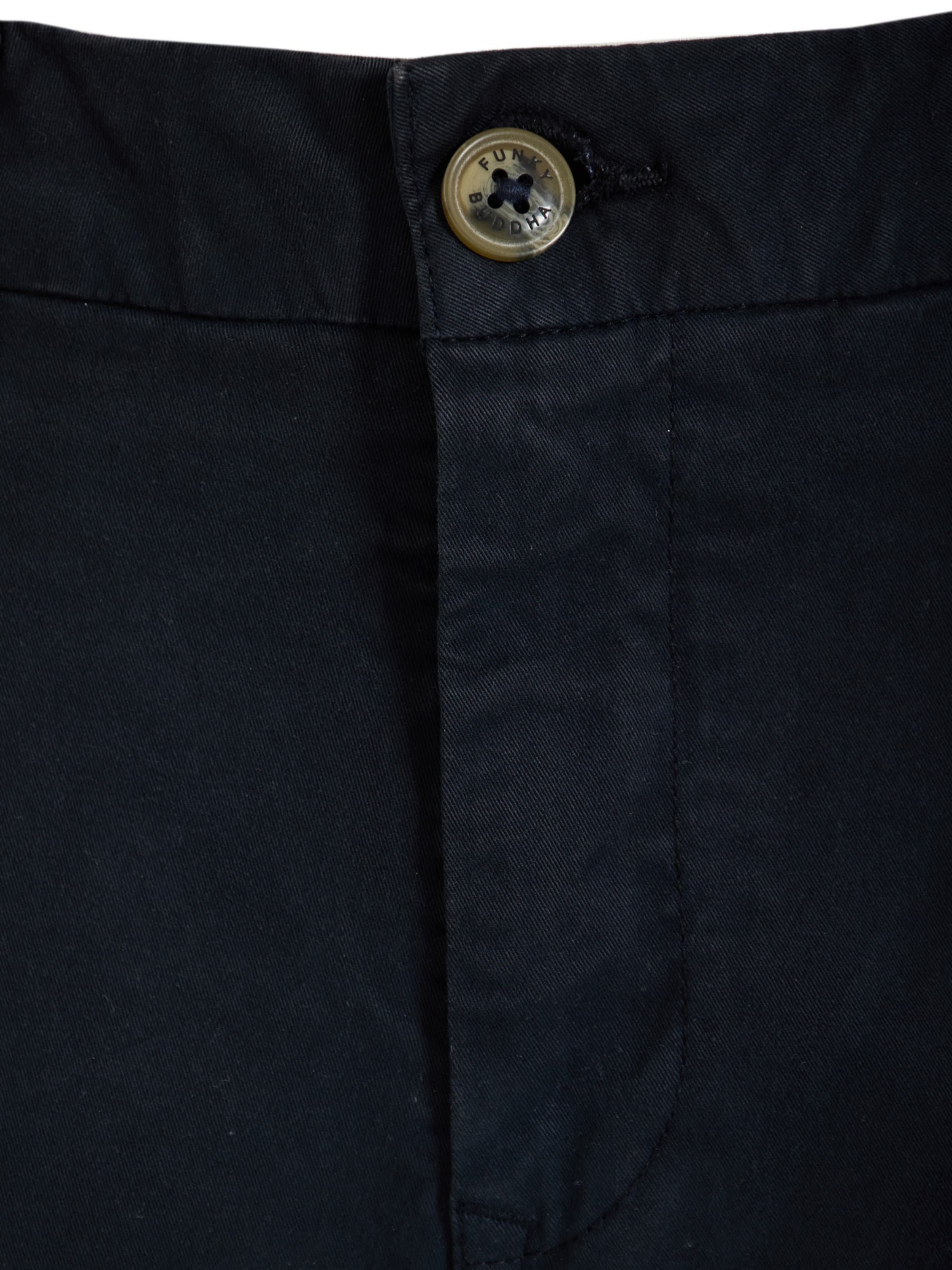 Funky Buddha Regular Chinobyxa i blå