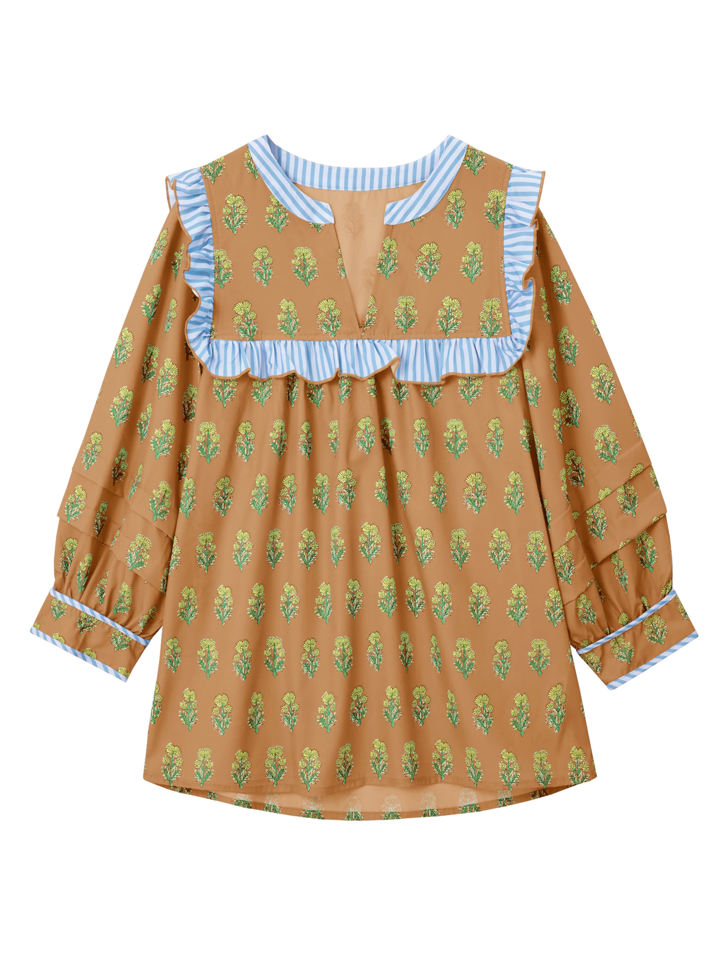 Imily Bela Блуза в кафяво: отпред