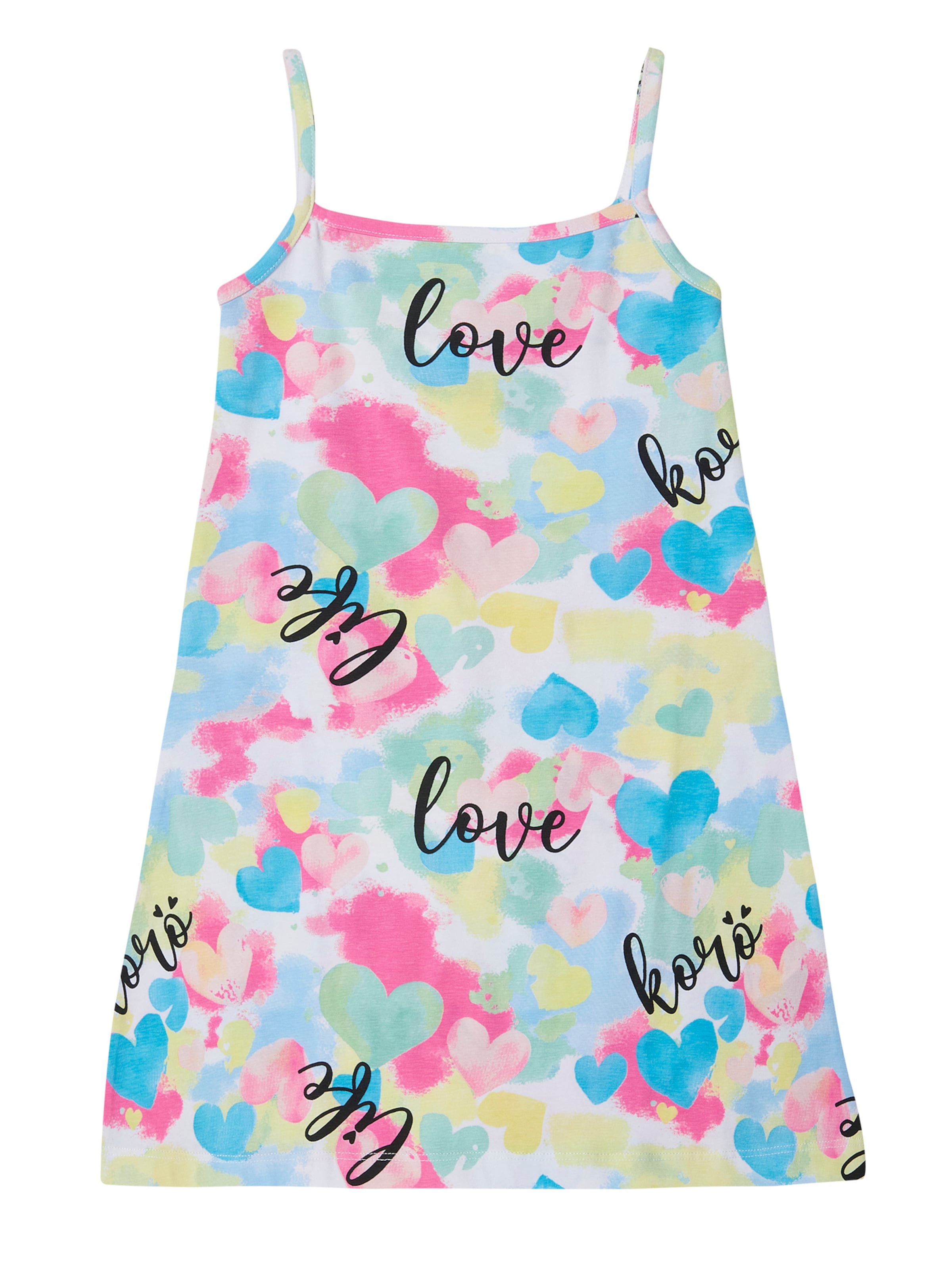 KOROSHI Kjole i blandingsfarvet: forside