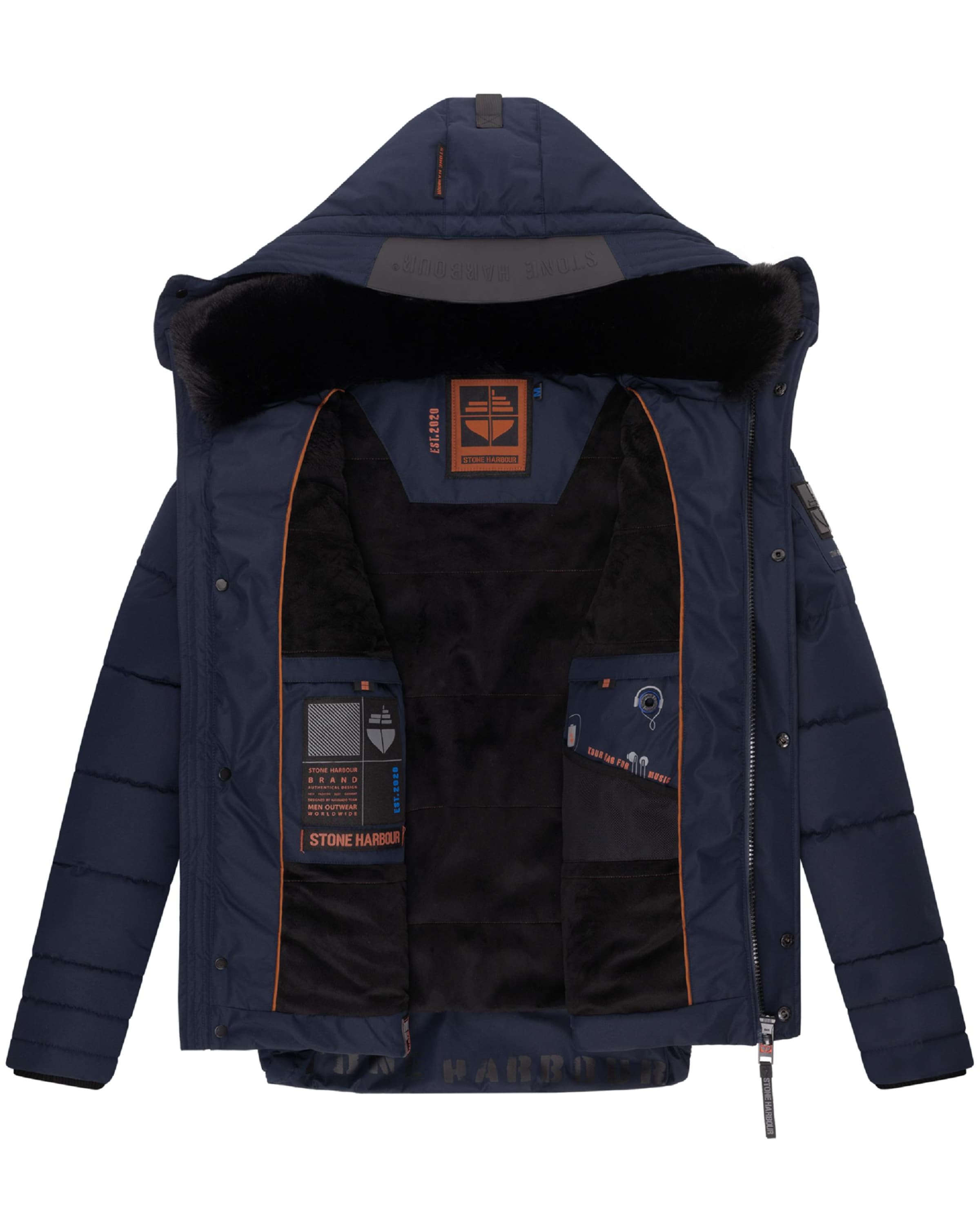 STONE HARBOUR - Chaqueta de invierno 'Witaas' en azul