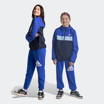 ADIDAS PERFORMANCE - Tapered Calças de desporto 'Essentials' em azul