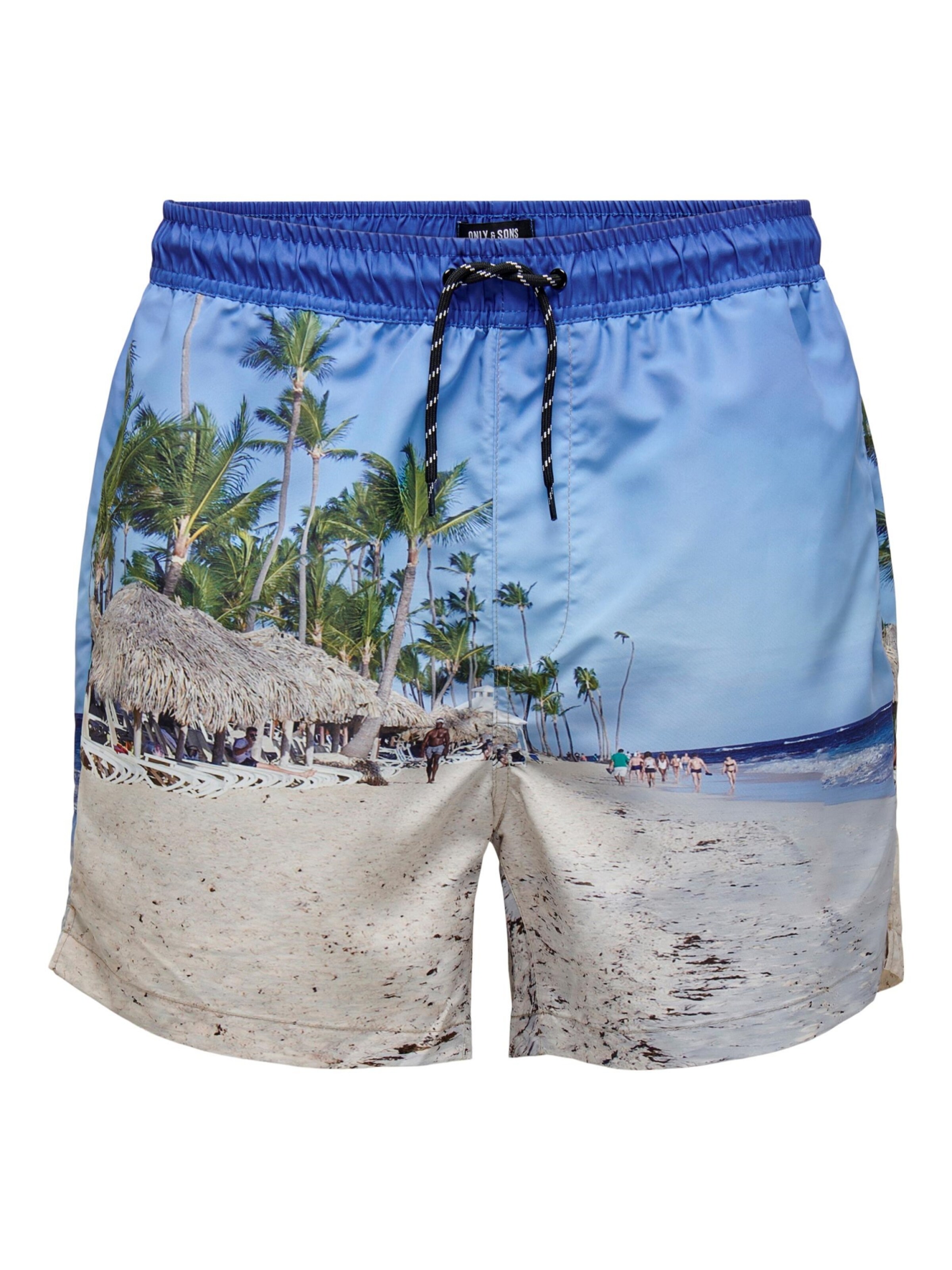 Only & Sons Swimming shorts 'Ted' in Blue: front