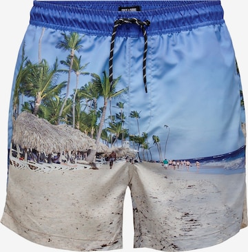 Shorts de bain 'Ted' Only & Sons en mélange de couleurs : devant