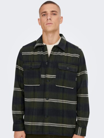 Comfort fit Camicia di Only & Sons in verde