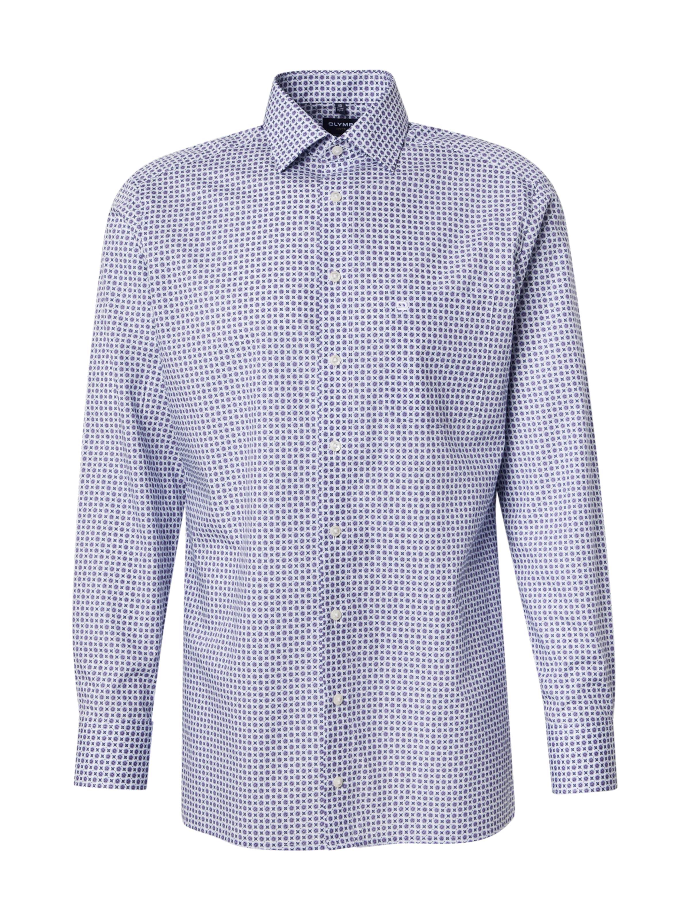 OLYMP Regular fit Πουκάμισο σε λιλά: μπροστά