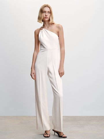 MANGO Jumpsuit 'Anastasy' in Weiß