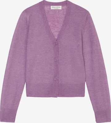 Marc O'Polo Knit Cardigan in Purple: front