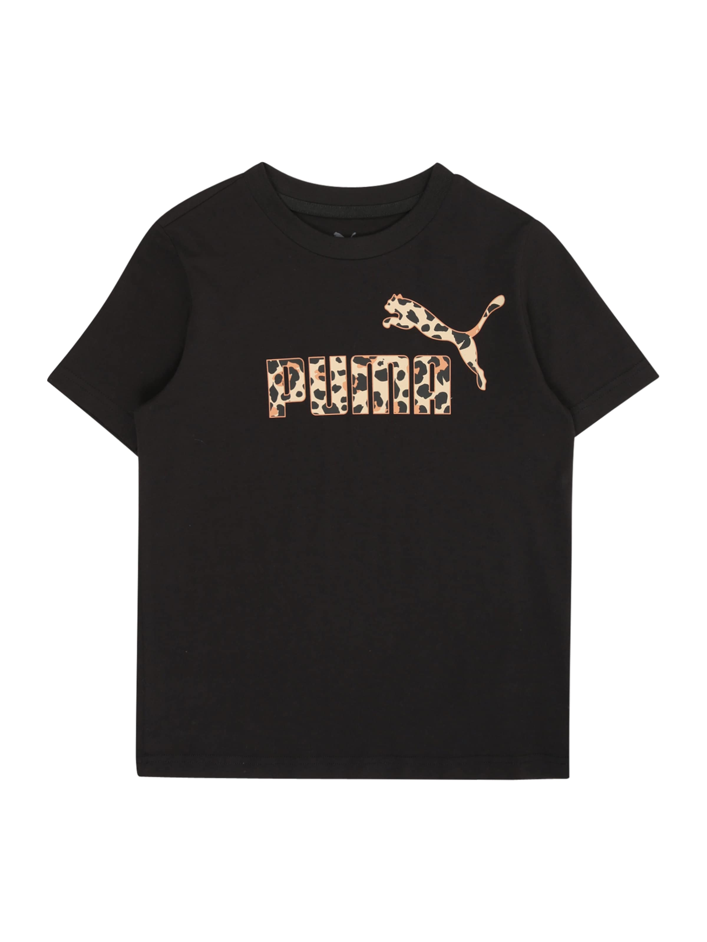 juoda PUMA Marškinėliai 'Essentials': priekis