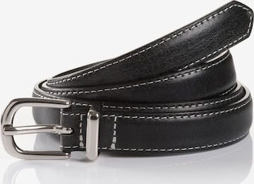 TOM TAILOR Belt 'JENNIFER' in Black: front