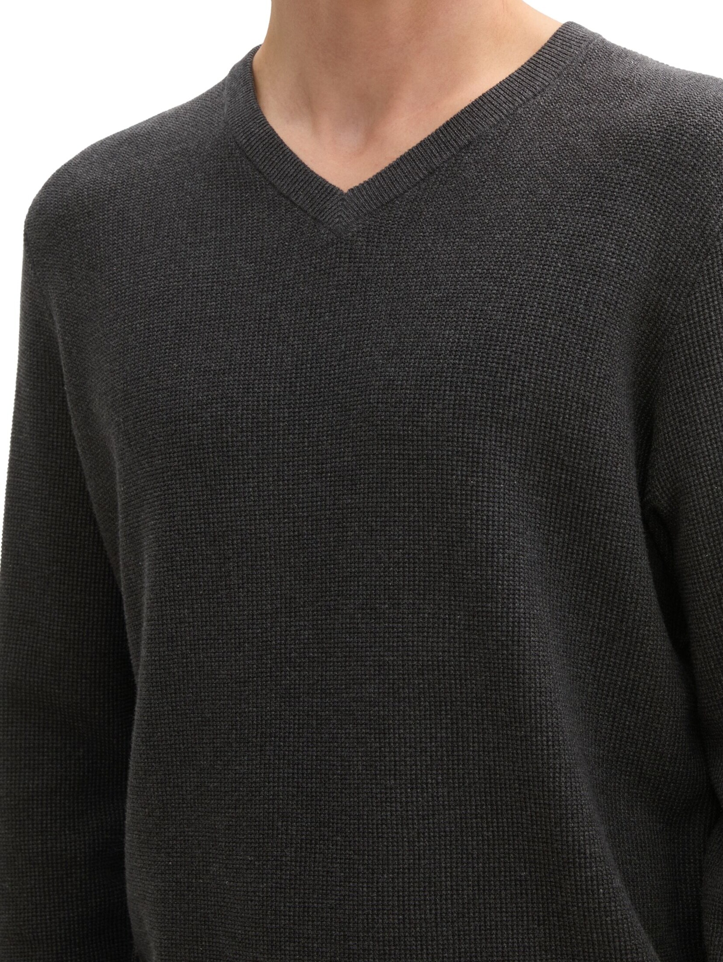 TOM TAILOR Pullover in Schwarz