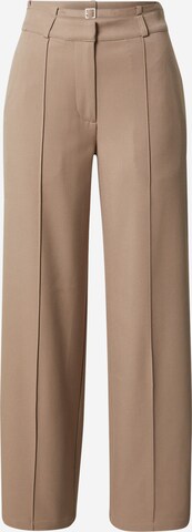 Loosefit Pantalon à plis 'Leia' LeGer by Lena Gercke en beige : devant