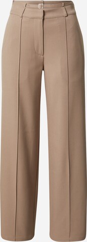 LeGer by Lena Gercke Loose fit Trousers with creases 'Leia' in Beige: front