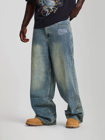Ed Hardy Wide Leg Jeans i blå: forside