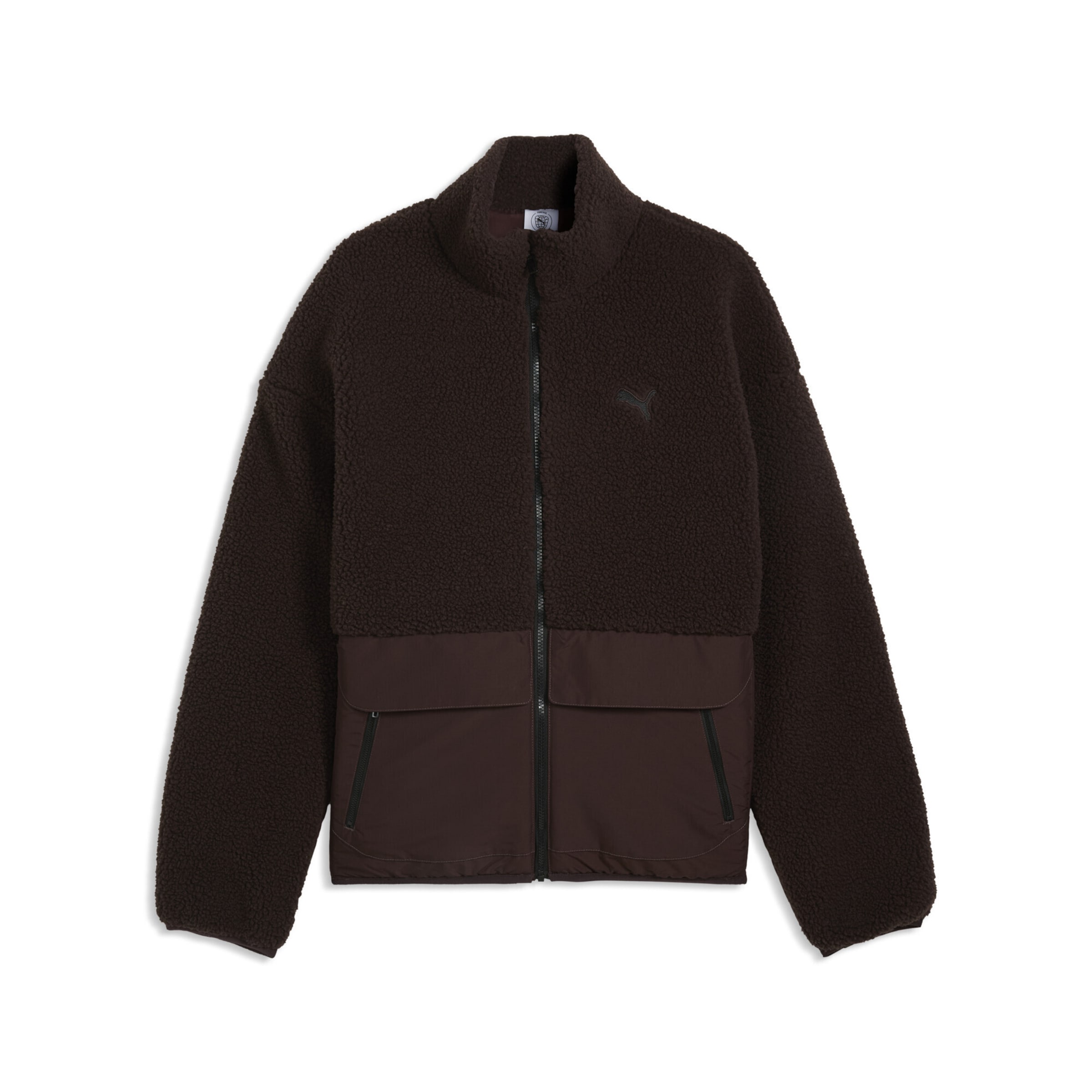 PUMA Sportjacke 'Hybrid Re:Fibre' in XXS in schoko, Produktansicht