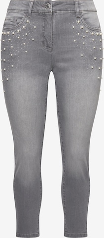 Skinny Jean MIAMODA en gris : devant