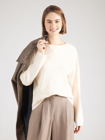 s.Oliver Trui in Beige: voorkant