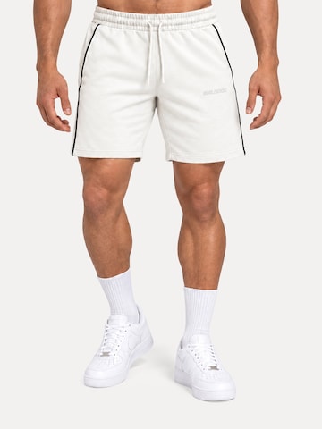 Smilodox Loosefit Broek 'Brenvaro' in Beige: voorkant
