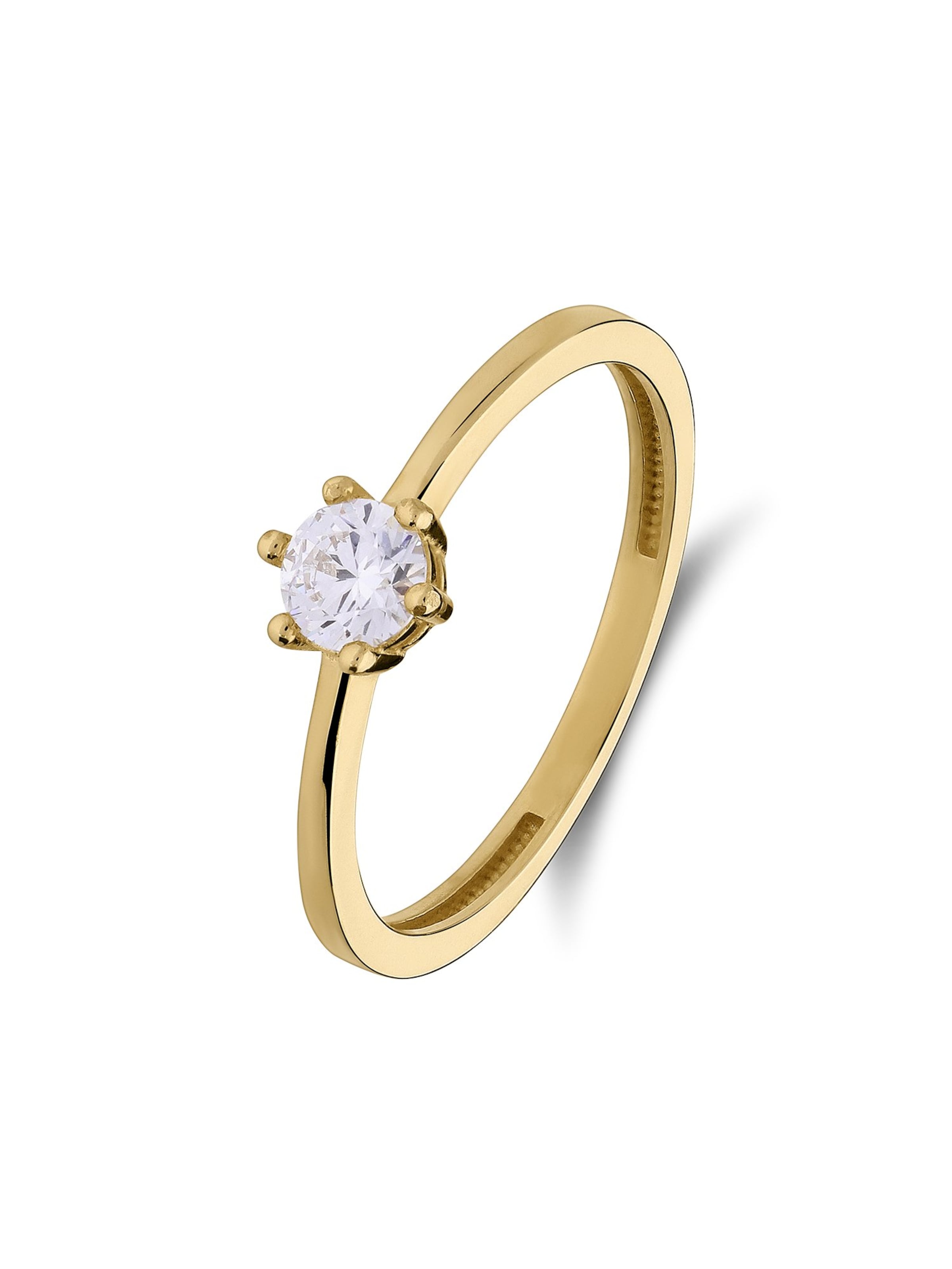 Lucardi Ring 'Statement' in Gold: front