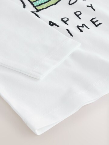 T-Shirt Next en blanc