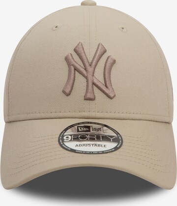 Casquette 'LEAGUE ESS 9FORTY NEYYAN' NEW ERA en beige : devant