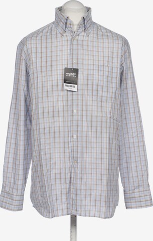 Jacques Britt Button Up Shirt in L in Blue: front