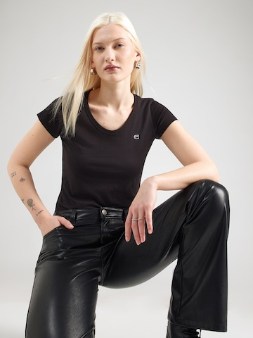 G-STAR Póló - fekete: elől