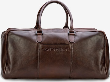 Borsa weekend di Farmhood in marrone