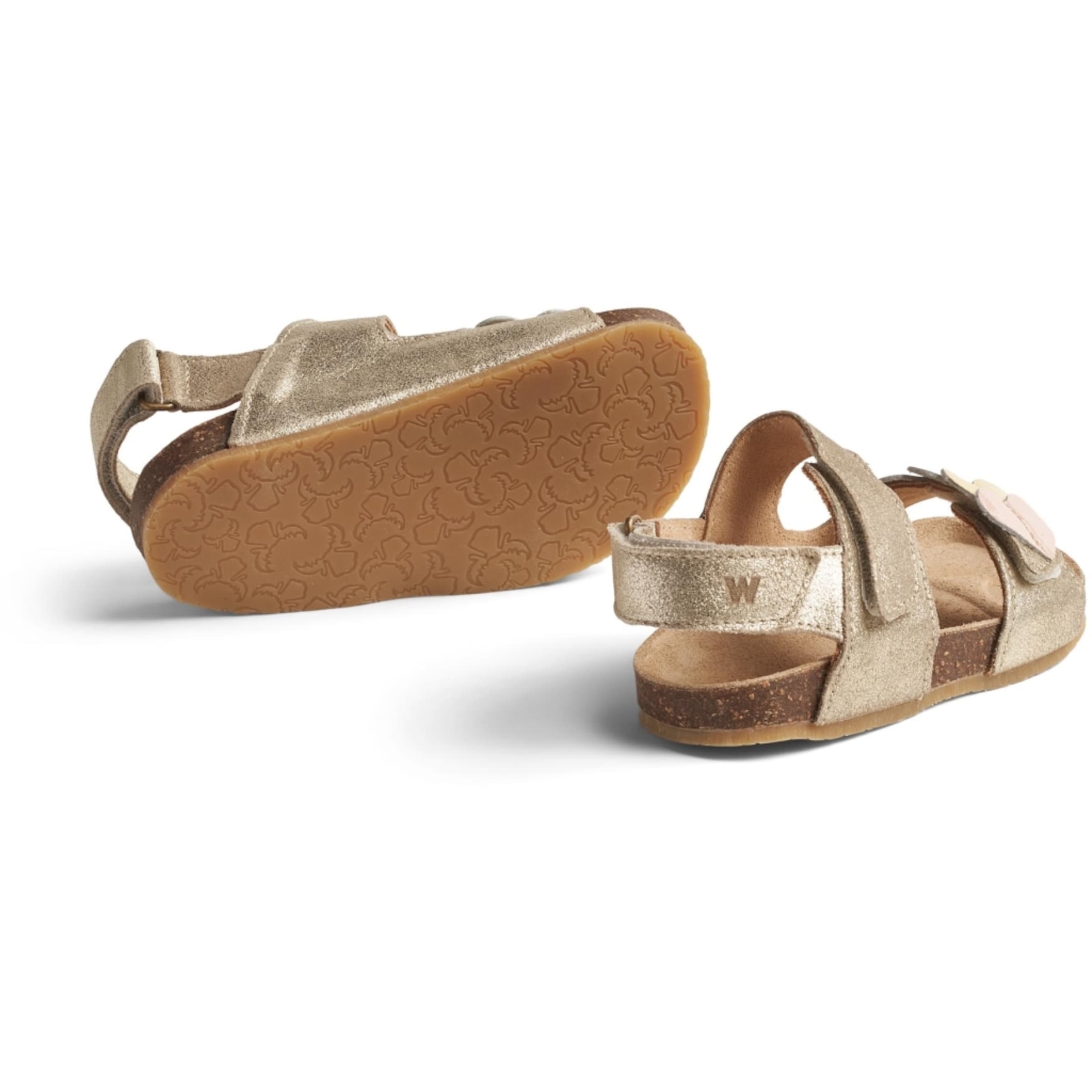 Chaussures ouvertes WHEAT en or