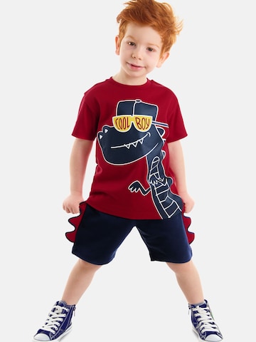 Survêtement 'Cool Dino' Denokids en bleu : devant