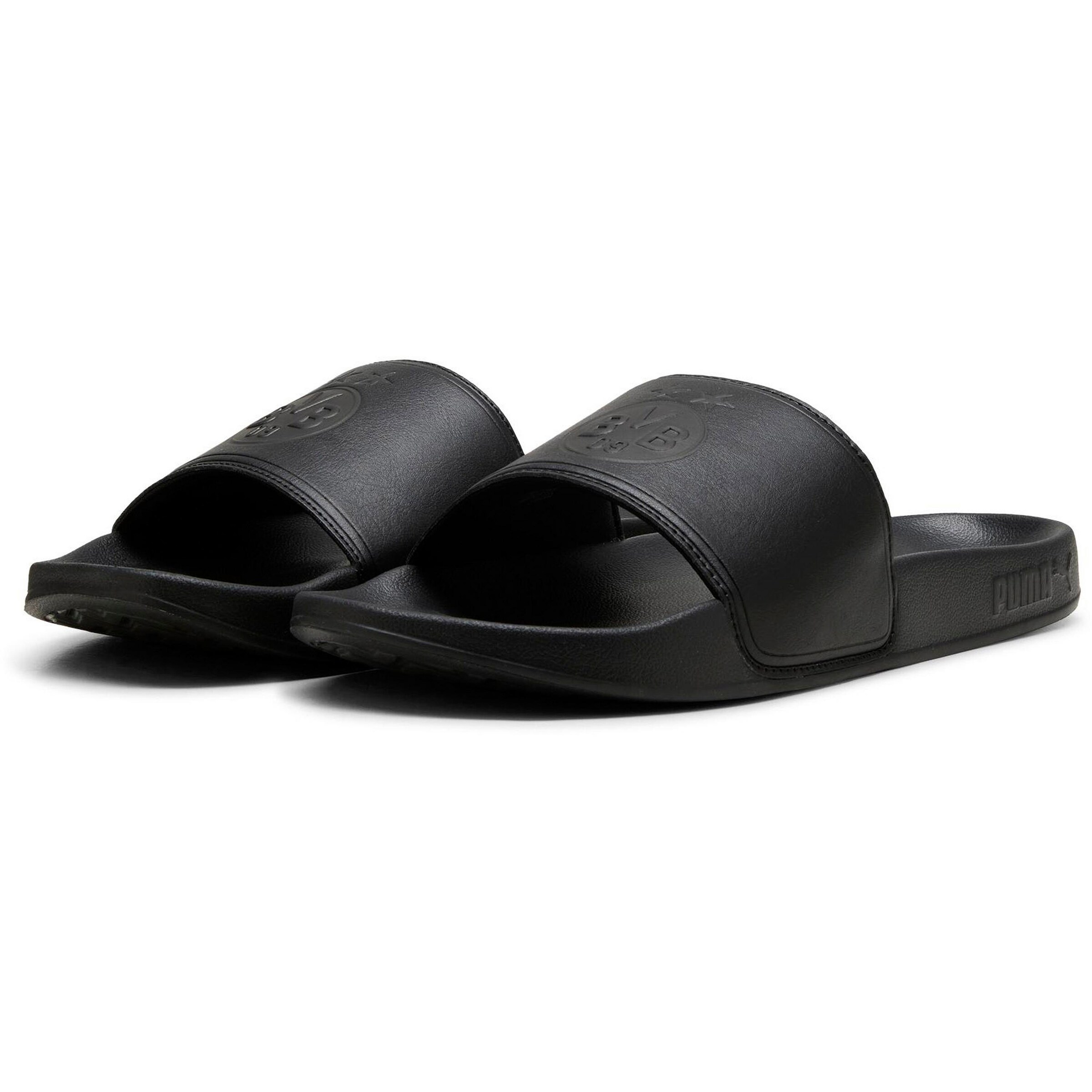 PUMA Beach & Pool Shoes 'Borussia Dortmund' in Black