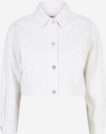 Only Petite Between-season jacket 'ELENA' in White: front