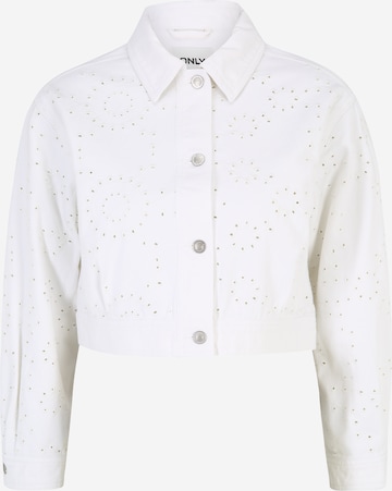 Only Petite Between-Season Jacket 'ELENA' in White: front