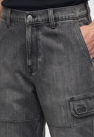HOLLISTER Baggy Cargofarkut värissä harmaa: etupuoli