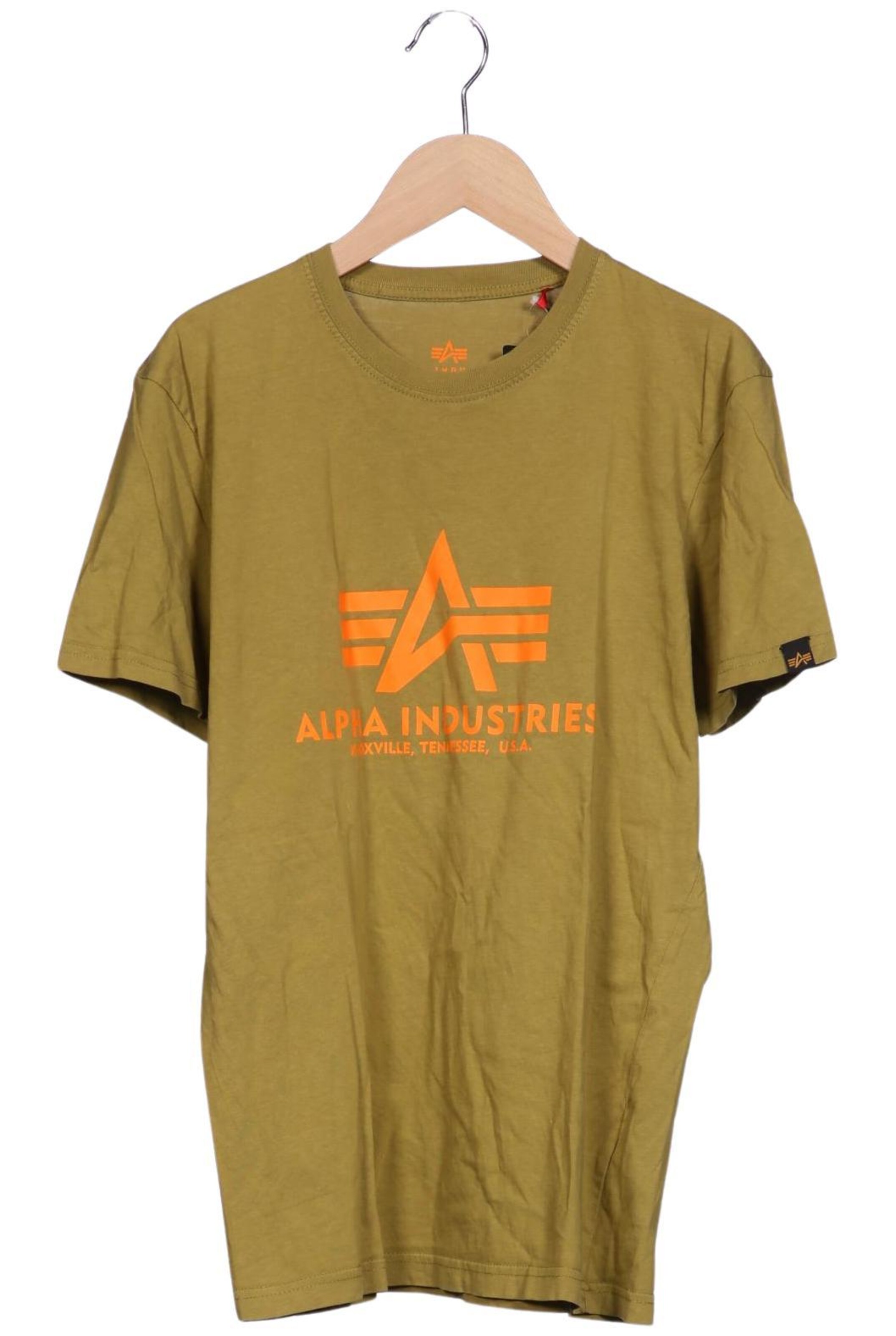 ALPHA INDUSTRIES Shirt in S in Green: front